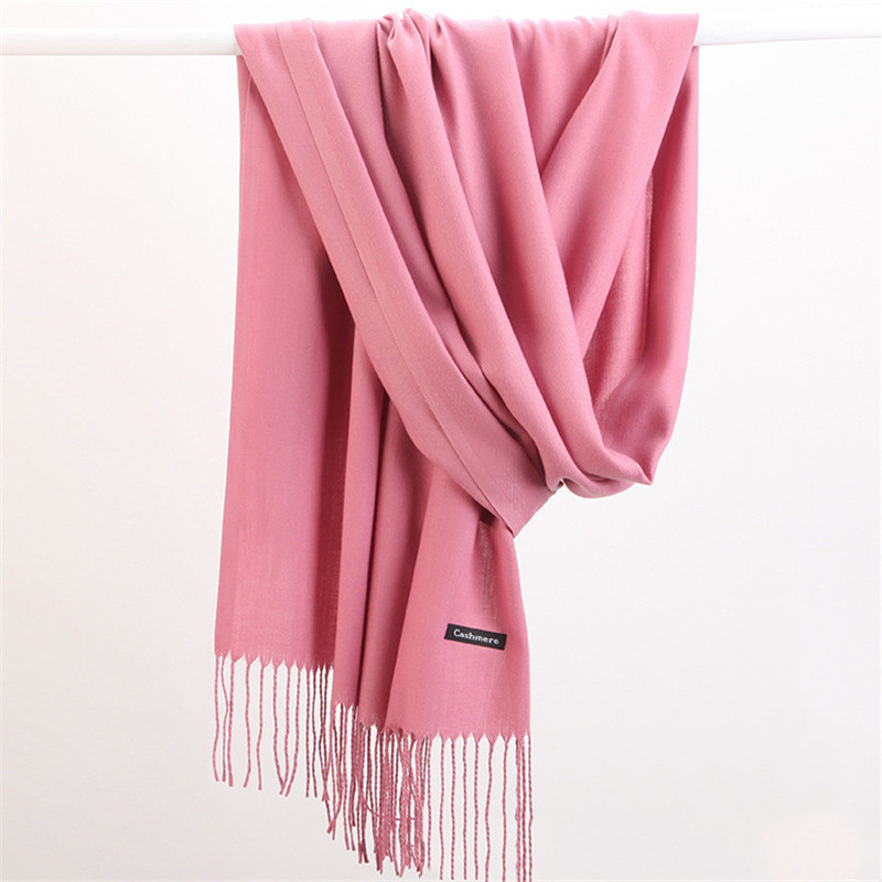 Shawl Wrap Winter - Moda Color sólido 2023 bufanda de